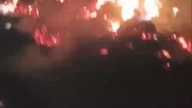 सेड़वा: धारासर में एक घर के पास लगी भयानक आग, हुआ हजारों का नुकसान