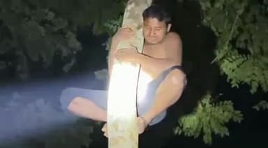 আলিপুরদুয়ার ২: মহাকাল গুড়িতে গাছের মগডাল থেকে রাতের বেলায় যুবককে নামিয়ে পুলিশ ফাঁড়িতে নিয়ে যায় পুলিশ