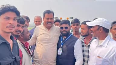 अथमलगोला: गन्ना उद्योग मंत्री संजय पासवान का अथमलगोला में भव्य स्वागत