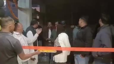 बरकागाँव: जिप सदस्य ने फीता काटकर मेंशन रेस्टोरेंट एंड बार्बेक का किया उद्घाटन