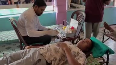 দাঁতন ২: দাঁতন দু নম্বর ব্লকের তুরকাতে সরকারি ও বেসরকারি হাসপাতালগুলিতে মুমূর্ষু রোগীদের রক্তের সংকট মেটাতে রক্তদান শিবির!