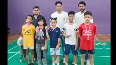 गिरियक: नालंदा के आर्यन वर्मा और आरजू वर्मा पटना में आयोजित मिनी स्टेट बैडमिंटन चैंपियनशिप के लिए चयनित