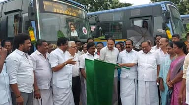 புதுக்கோட்டை: ஆட்சியர் அருணா தலைமையில் புதிய பேருந்து நிலையத்தில் பேருந்து கிடைத்து வைக்க அமைச்சர்கள் ரகுபதி மெய்ய நாதன்