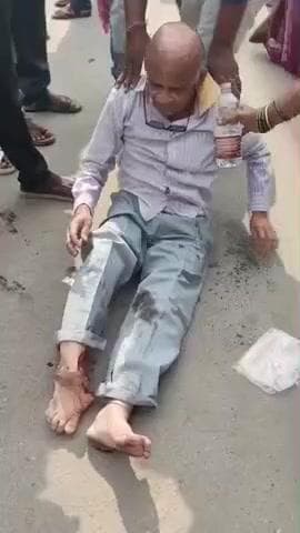 నారాయణపేట్: పాత బస్టాండ్ దగ్గర డీసీఎం డి ఒకరి కాలుకు గాయాలు