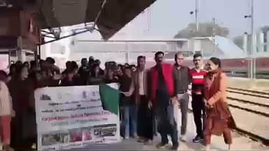 भिवानी: जैसलमेर नेचर स्टडी कैंप के लिए भिवानी से 105 विद्यार्थी रवाना, कमल शर्मा ने दिखाई हरी झंडी