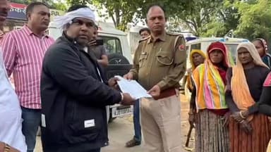 सावर: सावर के घटियाली गांव में बदमाशों का आतंक, ग्रामीणों ने प्रदर्शन कर थानाधिकारी को ज्ञापन सौंपा