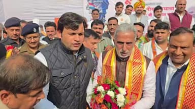 पलवल: विकसित भारत पदयात्रा के अंतर्गत पलवल में रन फॉर यूनिटी का आयोजन, केंद्रीय राज्यमंत्री कृष्णपाल गुर्जर रहे मौजूद