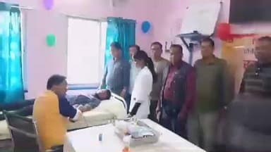 पाकुड़िया: पाकुड़िया सामुदायिक स्वास्थ्य केंद्र में रक्तदान शिविर आयोजित, कई कर्मी ने किया रक्तदान #blooddonet