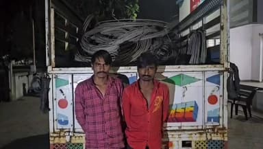 જસદણ: જસદણ વિંછીયા પીજીસીએલ ઓફીસ બહાર એલ્યુમિનિયમ કોપર વાયર ચોરીમાં બે ઈસમો ને એલસીબી એ ધરપકડ કરી