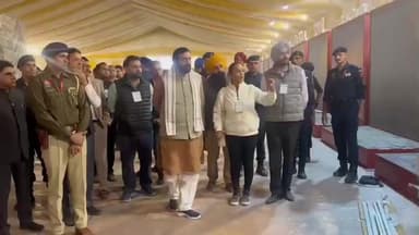 थानेसर: मुख्यमंत्री नायब सिंह सैनी ने प्रधानमंत्री नरेंद्र मोदी के कुरुक्षेत्र कार्यक्रम स्थल का किया निरीक्षण