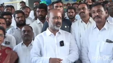 చిగురుమామిడి: కుక్క కాటుకు కూడా మందు లేకపోతే ఎట్లా : హుస్నాబాద్ లో కేంద్ర హోంశాఖ సహయ మంత్రి బండి సంజయ్.