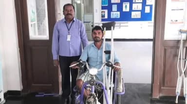 ఆందోల్: దివ్యాంగుడికి జీవోదయ సంస్థ ఆధ్వర్యంలో ట్రై సైకిల్ అందజేత