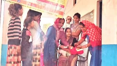 गंगरार: गंगरार उपखंड क्षेत्र में दो बूंद जिंदगी पल्स पोलियो अभियान के तहत 75% बच्चों को पिलाई गई पोलियो