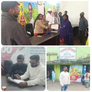 रातू: आपकी योजना–आपकी सरकार–आपके द्वार” अभियान : रातु प्रखंड के,रातु दक्षिणी, लहना और पाली पंचायत में लगाया गया शिविर।