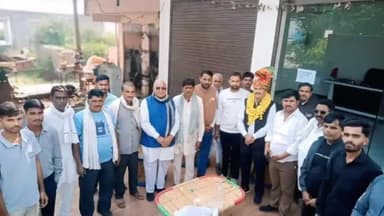 तालेड़ा: युवा नेता के नेतृत्व में नवनियुक्त कांग्रेस जिलाध्यक्ष का स्वागत एवं अभिनंदन किया गया