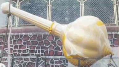 संग्रामपूर: वारी हनुमान येथील पिठामध्ये 17 फुटी गदा झाले विराजमान! बुलढाणा आणि अकोला जिल्ह्याच्या सीमेवर आहे हे मंदिर