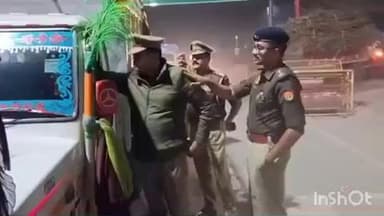 टांडा: प्रधानमंत्री के अयोध्या आगमन को लेकर एसपी ने यादव नगर चौराहे पर चलाया सघन चेकिंग अभियान