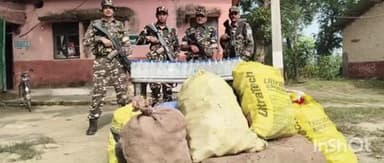 हरलाखी: पिपरौन एसएसबी कैम्प के जवानों ने 399 लीटर शराब ज़ब्त की, मौके से धंधेबाज फरार