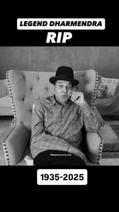 Legend dharmendra rip 1935-2025