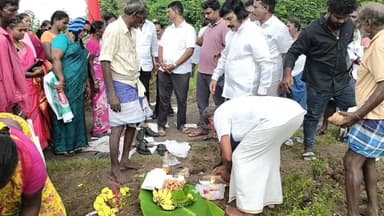 மதுராந்தகம்: எல்லன்புரம் மக்களின் நீண்ட நாள் கோரிக்கை பாலாற்றில் இருந்து குடிநீர் தண்ணி வழங்க பணிகள் துவக்கம்