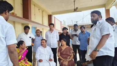 வண்டலூர்: கூடுவாஞ்சேரி பகுதியில் எஸ் ஐ ஆர் படிவம் நிரப்பும் பணியினை முன்னாள் மத்திய அமைச்சர் ராசா, ஆய்வு