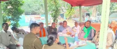 बेनीपट्टी: खिरहर थाना परिसर में पुलिस पब्लिक मीटिंग आयोजित की गयी