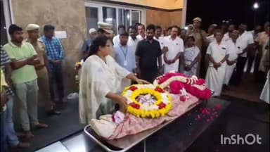 அன்னூர்: அன்னூரில் சாலை விபத்தில் உயிரிழந்து உடல் உறுப்பு தானம் செய்தஅதிமுக நிர்வாகியின் உடலுக்கு அரசு மரியாதை செலுத்தப்பட்டது