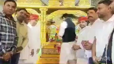 रूपनगर: अजमेर देहात अध्यक्ष बनने के बाद विधायक विकास चौधरी रूपनगढ़ के वीर तेजाजी धाम सुरसुरा पहुंचे, भव्य स्वागत हुआ