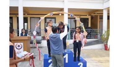 માંડવી: તપસ્વી વિદ્યાલયમાં રમત-ગમત સ્પર્ધા યોજાઈ,ધારાસભ્ય કુંવરજી હળપતિ હાજર રહ્યા