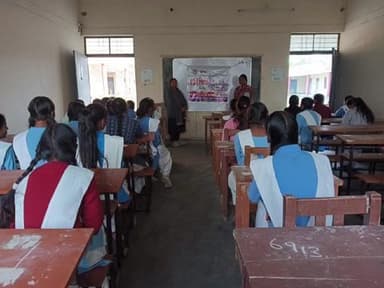 भीटी: राजकीय माध्यमिक विद्यालयों में बच्चों को शोषण से बचाने के लिए किया गया प्रेरित