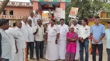 கிருஷ்ணகிரி: காட்டிநாயனப்பள்ளியில் காங்கிரஸ் கட்சி சார்பில் பாஜக - வின் SIR வேண்டாம் என வழியுறுத்தி கண்டன ஆர்ப்பாட்டம்