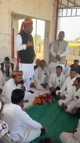 लोहावट: आऊ कस्बे में फलोदी जिला कांग्रेस अध्यक्ष सलीम नागौरी का भव्य स्वागत किया गया