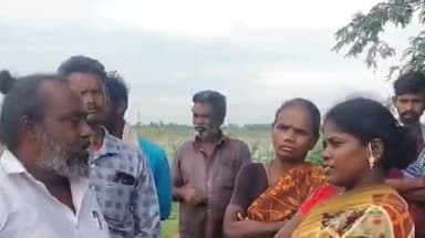 மணமேல்குடி: சாலை வசதி இல்லாமல் தவிக்கும் குடுவையூரில் மக்களை சந்தித்த வளரும் தமிழக கட்சியினர் ஆறுதல் கூறினர்