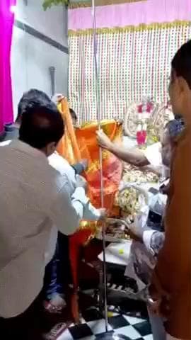 જસદણ: જસદણ મોટા રામજી મંદિર ખાતે આંતરરાષ્ટ્રીય વહિન્દુ પરિષદ બજરંગ દળ જસદણ દ્વારા આયોજિત ધર્મ ધજાનું આયોજન કરવામાં આવ્યું હતું