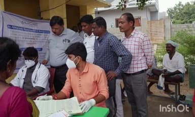 తెల్కపల్లి: గడ్డంపల్లి గ్రామంలో క్షయ నిర్ధారణ శిబిరం, పాల్గొన్న జిల్లా వైద్యాధికారి రవికుమార్