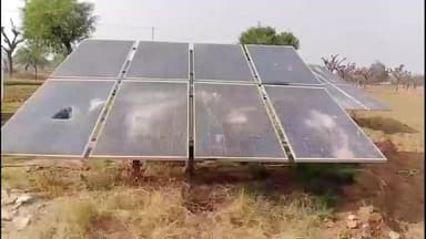 बुहाना: गोपिनाथपुरा में अज्ञात बदमाशों ने सोलर प्लेटें तोड़कर केबल जलाई, खेत से 10 HP की मोटर भी चोरी की