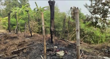 अरेराज: अरेराज प्रखंड क्षेत्र के अलग-अलग गांवों में आग लगने से लाखों की क्षति हुई