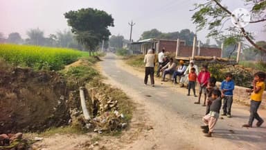 किशनी: कैथपुर में माइनर की टूटी रेलिंग से हादसों का बड़ा खतरा