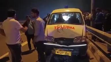 କୋରେଇ: ପାଣିକୋଇଲି ଥାନା ଟିକର ପୋଲ ଉପରେ ଷଣ୍ଢକୁ ଧକ୍କା ହେଲା ଆମ୍ବୁଲାନ୍ସ,ଦୁଇଜଣ ଗୁରୁତର,ଷଣ୍ଢ ମୃତ