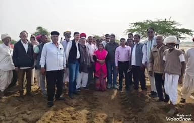 आहोर: केंद्रीय नोडल अधिकारी ने जल संरक्षण कार्यों का किया अवलोकन