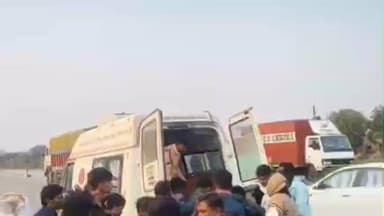 बदलापुर: फत्तूपुर हाईवे के पास अज्ञात वाहन की चपेट में आने से पति-पत्नी गंभीर रूप से घायल