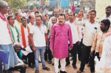 पंजीयन नहीं होने से किसानों का फूटा गुस्सा, तहसील कार्यालय का किया घेराव, विधायक मौके पर पहुंचे और अफसरों से की चर्चा