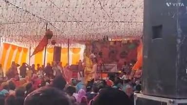 विजयपुर: बुढेरा गाँव में श्रीमद् भागवत कथा का भव्य आयोजन, कृष्ण लीला और गोवर्धन पूजा ने मन मोहा