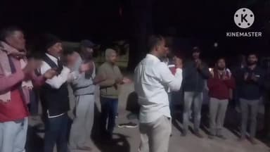 चलकुशा: विश्व हिंदू परिषद व बजरंग दल द्वारा बरकनगांगो भब्य में मंगल जुलूस व नगर भ्रमण किया गया