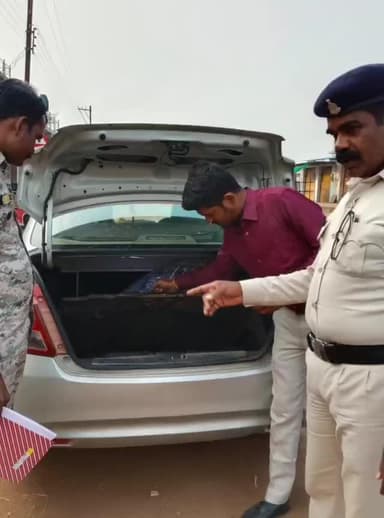 मगरलोड: नशे की तस्करी और परिवहन को लेकर संदिग्ध वाहनों की की गई जांच