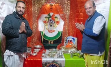 आमेट: राष्ट्रीय गौरव के रंग में रंगे 'जय सिंह श्याम' जी: पंचमी पर तिरंगे की तर्ज पर हुआ मोती-माणिक्यों का विशेष श्रृंगार