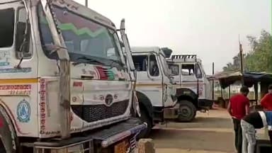 कन्नौज: हरदोई मोड़ पर खनन अधिकारी ने मौरम से लदे 3 डंफर किए ज़ब्त