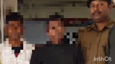 काशी चक: शाहपुर रोड पर नशे की हालत में दो युवकों को सूचना के आधार पर पुलिस ने किया गिरफ्तार