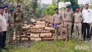 અમીરગઢ: ખજુરીયા ગામેથી વન વિભાગની ટીમે ૧૨૦૦ કિલો ખેરના લાકડાનો જથ્થો જપ્ત કરી અને ખેડૂત સામે કાર્યવાહી કરી