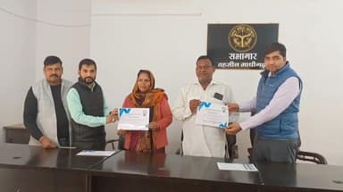 माधौगढ़: माधौगढ़ तहसील में बीएलओ को 100% एसआईआर कार्य के लिए किया गया सम्मानित